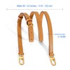 RYYXZXL Vachetta Leather Replacement Adjustable Shoulder Strap for L V