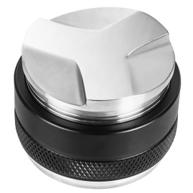 BlueStars 53.3mm Coffee Gravity Distributor & Tamper - Dual Head Coffee Leveler Compatible with 54mm Breville Portafilter - 304 Stainless steel Adjustable Depth Espresso Distributor Tool