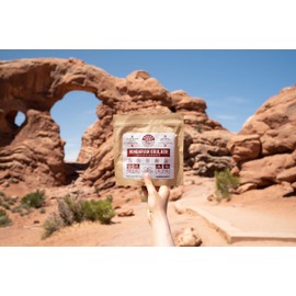 Nomad Nutrition Hungarian Goulash - Plant Based, Protein Packed, Nutritious Dehydrated Meal for Camping, Travel, Adventure on the Go - 4 oz