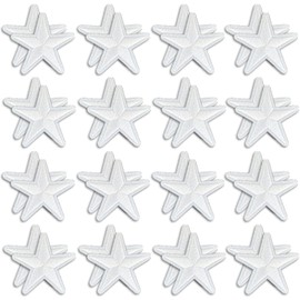 Star Iron On Patches, Stars Embroidery Applique Patch, Cute DIY Decorative Patches for Clothing Jeans Jackets Backpacks Hats (32 Pieces White)