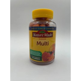 Nature Made NEW 2x Nature Made Multi-Vitamin Adult 90 Gummies x2 Orange Strawberry Cherry