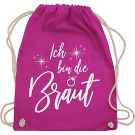Shirtracer - Gym Bag Backpack - JGA Stag Night Women - I'm the Bride, 01 Fuchsia