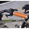 UPANBIKE Bicycle Grips with Double Closure, Leather Handlebar Grips Suitable