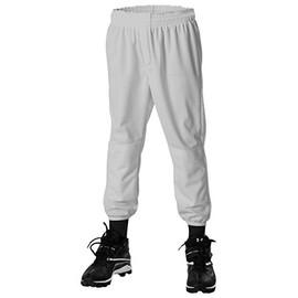 Alleson Athletic Youth Pull on Baseball Pants, Grey, Medium