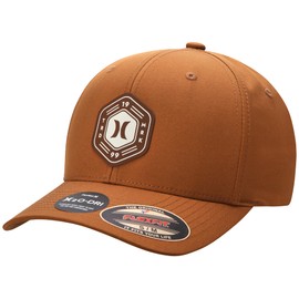 Hurley Men's Baseball Cap - Moisture-Wicking Quick-Dry Curved Bill Fitted Baseball Hats for Men (Sizes: S-XL), Size Small-Medium, Terra Cotta