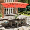Ayge 8x10FT Large Rectangular Patio Umbrella Outdoor Table Umbrella w/Crank