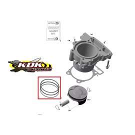 CAN-AM DS 450 PISTON RING SET 420685134