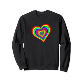Colorful heart shape design for girls Sweatshirt