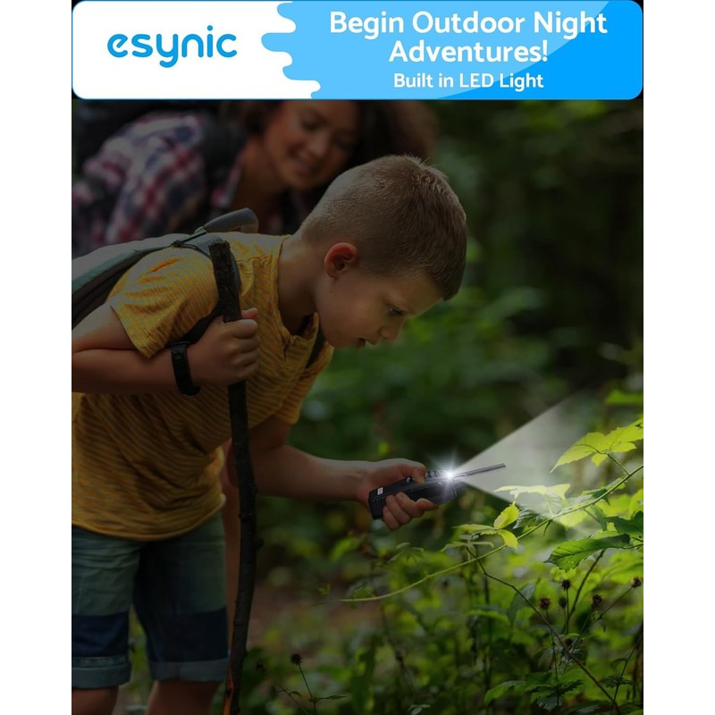 eSynic 6 Pack Walkie Talkies Kit-3 Miles Long Range Walky