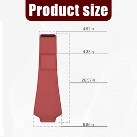 HZEL Car Headrest Cover, Dirt-Proof Breathable Vehicle Head Rest Protector, Soft Leather Automotive Interior Seat Decoration Protection Accessories, Universal for Most Vans Trucks SUVs (Red)