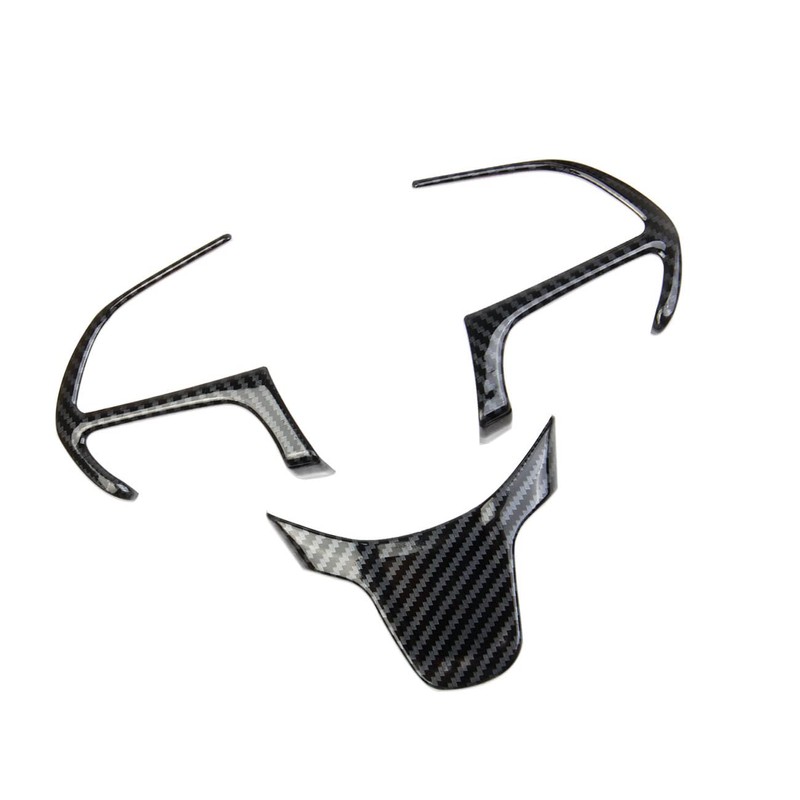 Carbon Fiber Steering Wheel Interior Cover Trim For Chrysler Pacifica