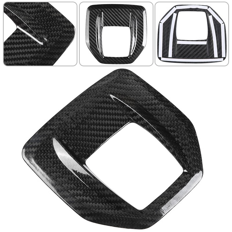 Carbon Fiber Center Console Gear Shift Panel Cover Trim for