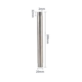 Pipe Nipple Pipe Adapter Pipe Connector 1 Piece Stainless Steel SS304 Male Thread Pipe Fitting 200 mm BSP Made of 304 Stainless Steel (1/2 Inch)