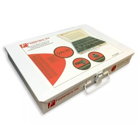 Fasteners Inc. 366 Piece Grade 10.9 Metric Flange Bolt & Flange Lock Nut Assortment Kit Black - White