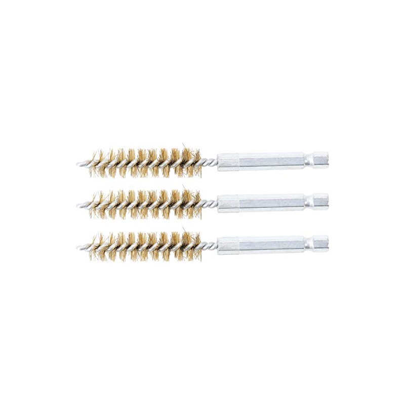 BGS 3078-12-M | Brass Brush | 3-Piece | 12 mm