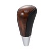X AUTOHAUX Car Vehicle Automatic Gear Knob Replacement Wood Pattern