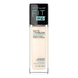 Base Fit Me Matte  Poreless 128 Warm Nude Maybelline                                                                                                  