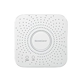 Silvercrest Smart Home Gateway -Can be Integrated with Other Zigbee 3.0 Compatible Systems - Connect Your Smart Home Lights, Motion detectors, Plugs, Cameras and Much More