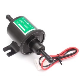 VEHSUN General Purpose 12 V Solenoid Pump, Black Fuel Pump, Solenoid Valve, Fuel Pump, Mounting Bolt, Φ0.3 inches (8 mm), Automobiles, Light Vehicles, Ships, Cabs, Old Car Repair, Agricultural