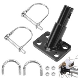 Bicycle Trailer Coupling Bicycle Towing Hitch with 2 Locking Pins Universal Trailer Adapter for Dog Trailer for Children's Trailers Pushchairs Bicycle Children's Trailer Load Trailer