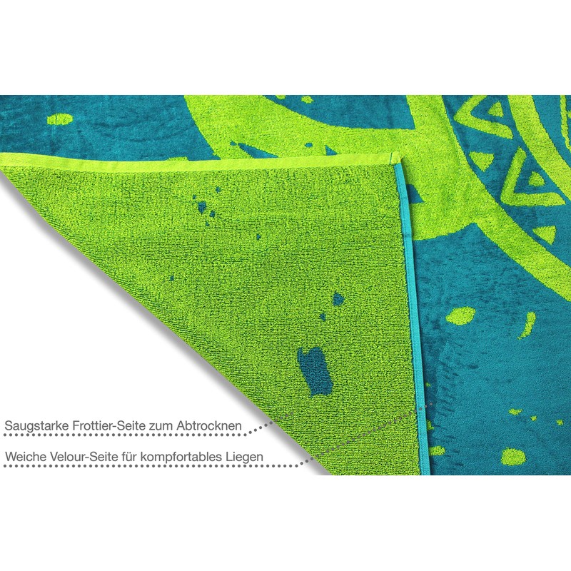 jilda-tex Beach Towel Bath Towel - 90 x 180 cm