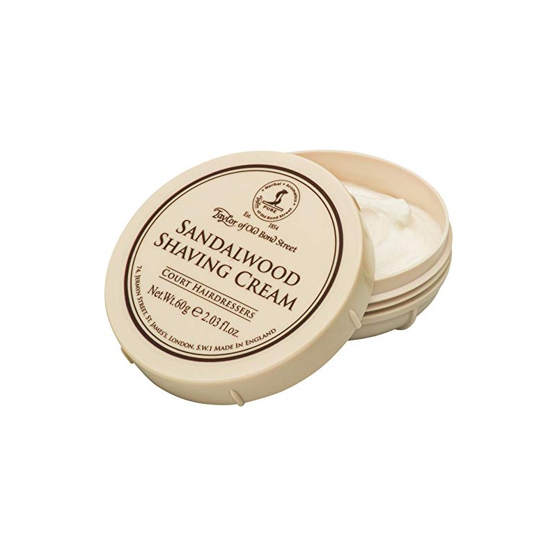 Sandalwood Shaving Cream, 60g - Taylor of Old Bond Street