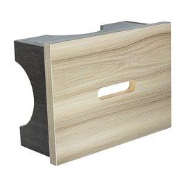 VALIANTOIN Solid Wood Step Stool for Kid and Adult 1000lbs Capacity Heavy Duty Sturdy Footstool with Handles and Safety Non-slip Pads for Elderly