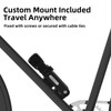 Folding Bike Lock, 7mm Heavy Duty Anti-Theft Key Lock, 85cm/33.5in