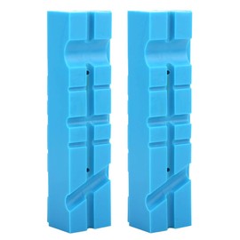 Protectores Magnéticos para Mordazas de Tornillo de Banco 2 Piezas con Ranuras Múltiples Accesorio Ideal para Herramientas de Sujeción