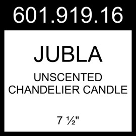 IKEA JUBLA Unscented Chandelier Candle White 20 Pack 7 ½" 601.919.16