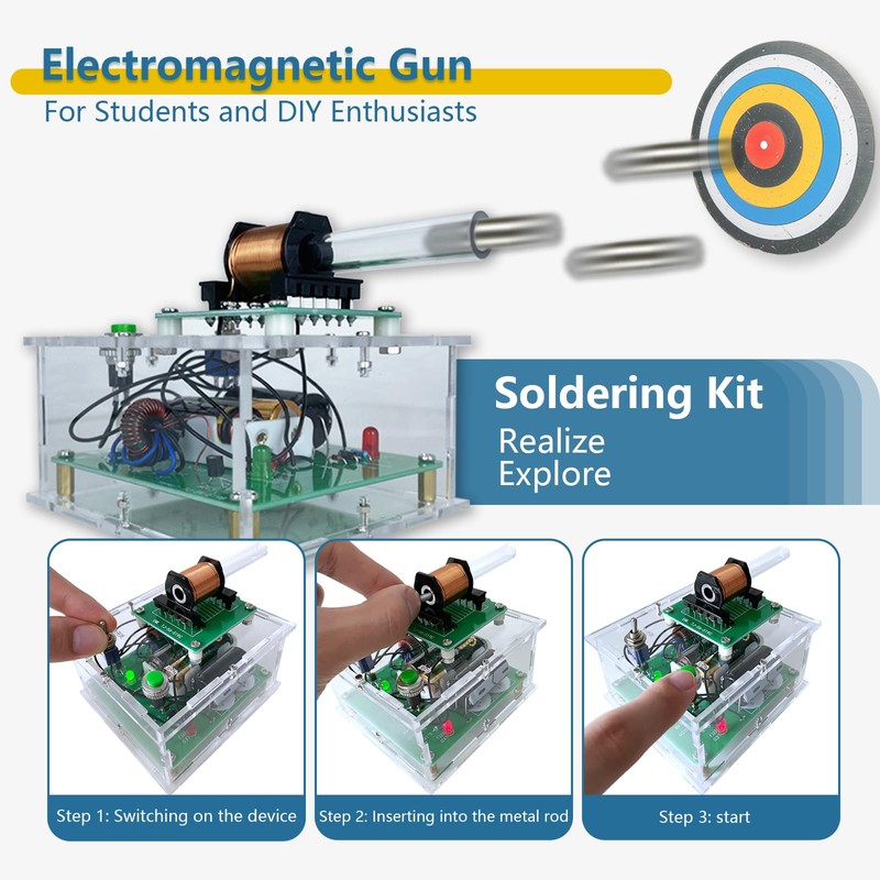 Soldering Practice Kits Electromagnetic emitter DIY Soldering Project Electronic Kits