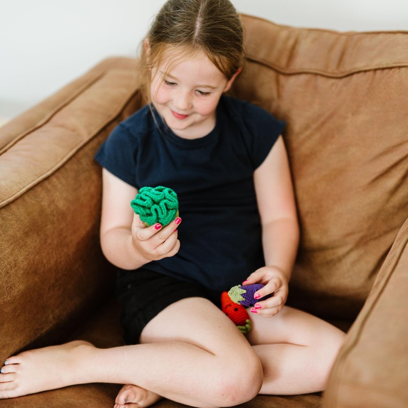 Crocheted Stuffed Adorable Vegetables 3-Pack
