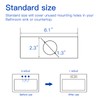 BWE Sink Faucet Hole Cover, Deck Plate Escutcheon for Bathroom