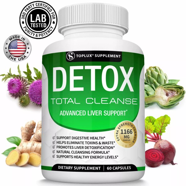 Liver Cleanse Detox Colon & Repair Formula +22 Herbs Support
