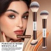 Set 8pzs Brochas De Maquillaje Profesional Suave De Doble Punta