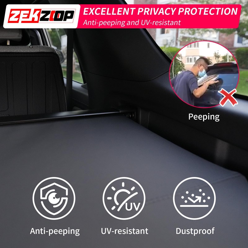 Zekzoop Cargo Cover Compatible with 2025 Toyota 4Runner Retractable Trunk