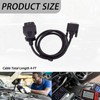 XTPTFABS OBD2 OBDII Cable Fits for Cen Tech Code Reader