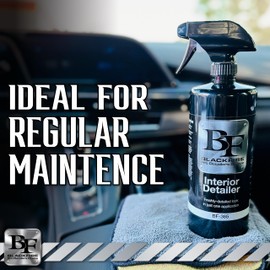 BLACKFIRE Interior Detailer | UV Protection for Leather, Vinyl, Plastic & More | Removes Dust, Fingerprints & Smudges | Quick & Easy Application | BF-365 | 32oz