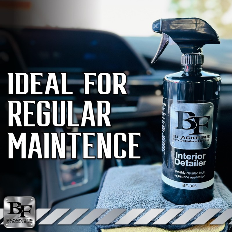 BLACKFIRE Interior Detailer | UV Protection for Leather, Vinyl, Plastic