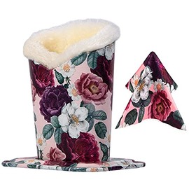 Plush Fluffy Lined Anti-scratch Eyeglasses Holder Protective Glasses Stand Case