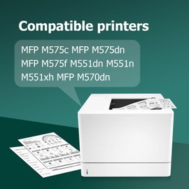 VAMTAY Remanufactured 507A 507 A High Yield Toner Cartridge Replacement for HP 507A 507X 507 X CE400A for MFP M575dn MFP M575f M551dn M551n M551xh MFP M570dn Series Printer (1 Black, 1-Pack)