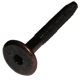 1/4" - 20 TPI x 45mm (1-25/32") Hex Drive 17mm Diameter Head Furniture Bolts Dark Bronze Finish (8 Pieces)