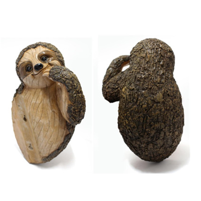 CHEOTIME Sloth Tree Hugger, Outdoor Tree Decorations Statue Hanging Outdoor
