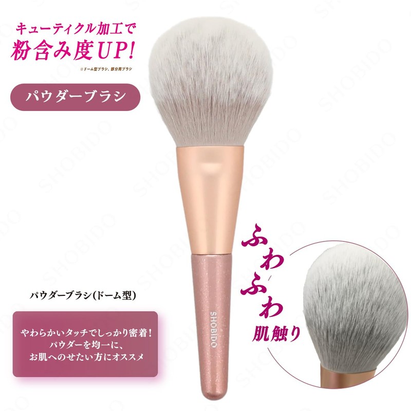 Shobido SPV46970 W Eyeshadow Brush & Powder Brush Limited Set,
