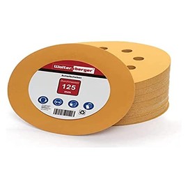 Woltersberger Sanding Discs, Diameter 125 mm, gold