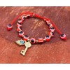 Evil Eye Red String Evil Eye St. Benedict Key Bracelet