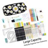 GOWRACOG Little Daisy Pencil Case Pen Bag with Daisy for