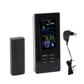 Wireless Weather Forecast Station Thermometer Hygrometer Color Display Backlight Digital Temperature Humidity Monitor Alarm Clock