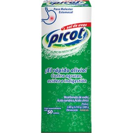 Sal de uvas Picot sabor original, 50 sobres