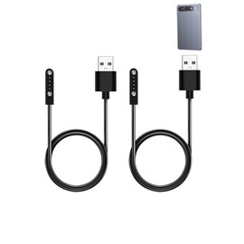 WUNIAK Charging Cable for HUREWA M1 AI Voice Recorder, Magnetic USB Charging Cable USB Flexible Accessories for HUREWA M1 ，(2 Pack)